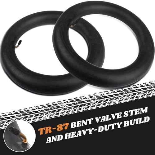 Image of AR-PRO (2-Pack) 2.50 /2.75-10 Dirt Bike Replacement Inner Tube Heavy Duty with TR-87 Bent Valve Stem, Compatible for Honda Crf50 /Xr50, Razor MX650 / MX500, Suzuki DRZ70 / JR50, Yamaha PW50