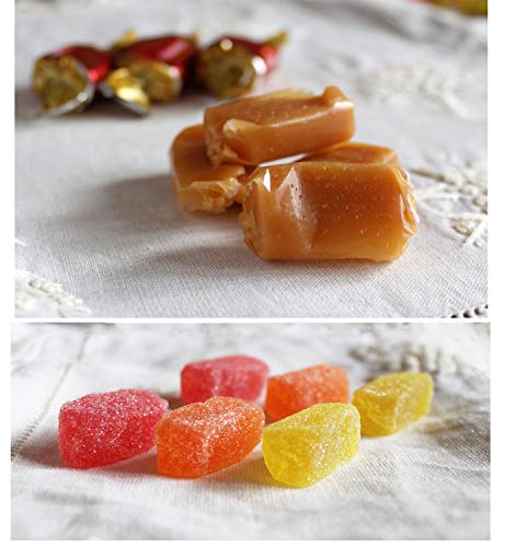 SMARTY BOX Caramelos Toffee 1KG y Gominolas Naturales 1 KG, Caramelos Masticables...