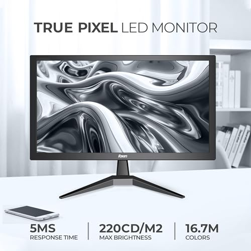 Foxin 20.5 inch LED Monitor, Black - Image 4