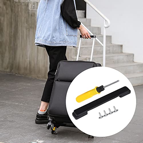 Image of SHANOER Luggage Suitcase Handle Replace Parts Luggage Holder Carry Grip Flexible Black (B115) Inner Hole Distance is About 12.5cm (4.92 inch) （Pay Attention to Size）