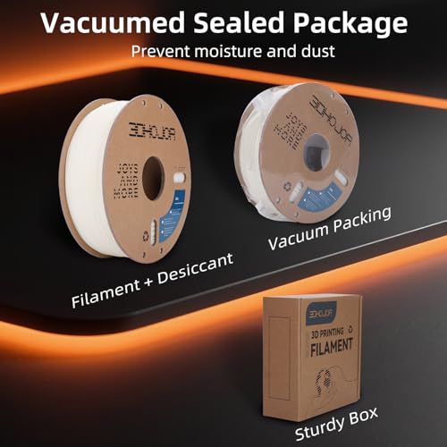 Image of 3DHoJor ABS Filament 1.75mm, ABS 1kg Spool (2.2lbs),3D Printer Filament,Dimensional Accuracy + /- 0.03 mm, Fit Most FDM Printer-Red