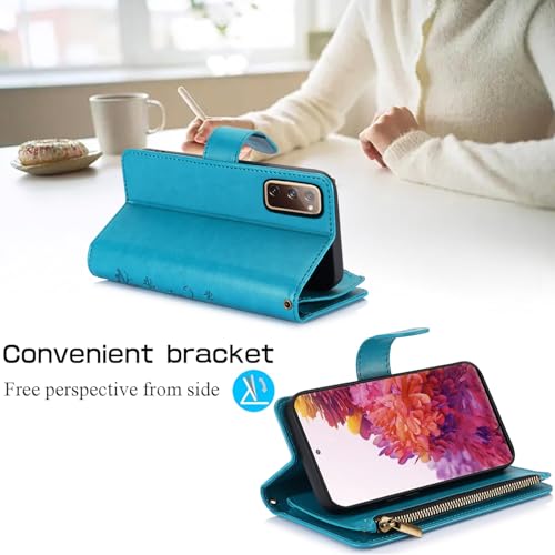 Coque Samsung S20 FE bleu housse de protection durable YM020