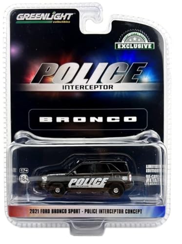 Greenlight 30339 2021 Bronco Sport - Police Interceptor Concept miniatura 3