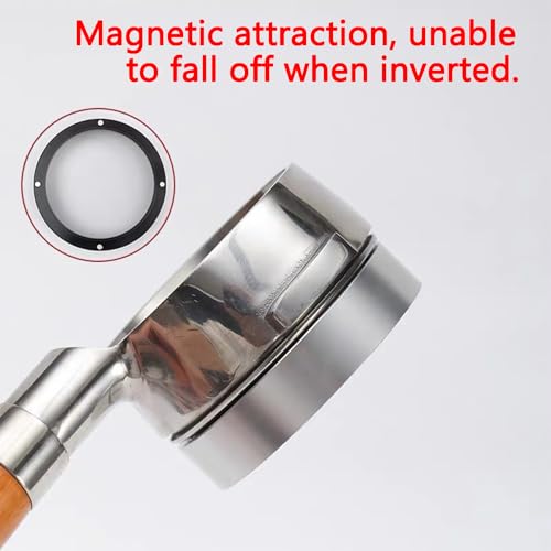 Image of Gozaqe 51mm Espresso Dosing Funnel,Coffee Powder Ring,Coffee Accessories | Stainless Steel Coffee Dosing Ring,Prevent Ground Coffee from Spilling
