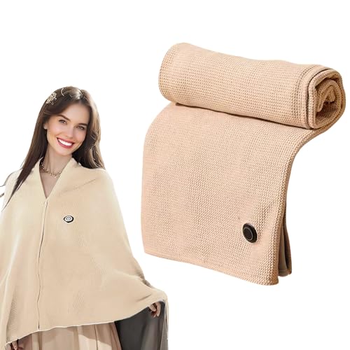 Heizdecke mit Akku Kabellose, 150x80cm Elektrische Heizdecke USB mit 3 Heizung, Wärmedecke Elektrisch Kabellos, Tragbar Wärmedecke Akku, Elektrische Wärmekissen für Zuhause Büro Reisen Camping (A) Heizdecke mit Akku Kabellose, 150x80cm Elektrische Heizdecke USB mit 3 Heizung, Wärmedecke Elektrisch Kabellos, Tragbar Wärmedecke Akku, Elektrische Wärmekissen für Zuhause Büro Reisen Camping (A)