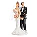 Juvale Wedding Cake Topper - Bride Tied up Groom Figurines - Fun Wedding Couple Figures Decorations Gifts -2.6 x 4.6 x 2.3 inches