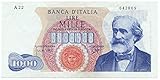  Cartamoneta.com 1000 Lire Giuseppe Verdi I Tipo Medusa 14/01/1964 SPL+