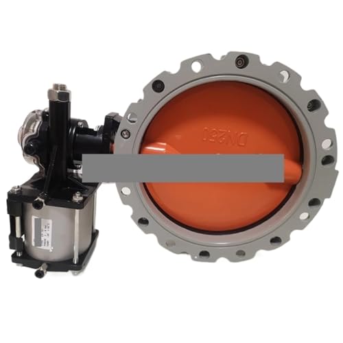 Pneumatic dust butterfly valve DN100, DN150, DN200, DN250, DN300(DN300)