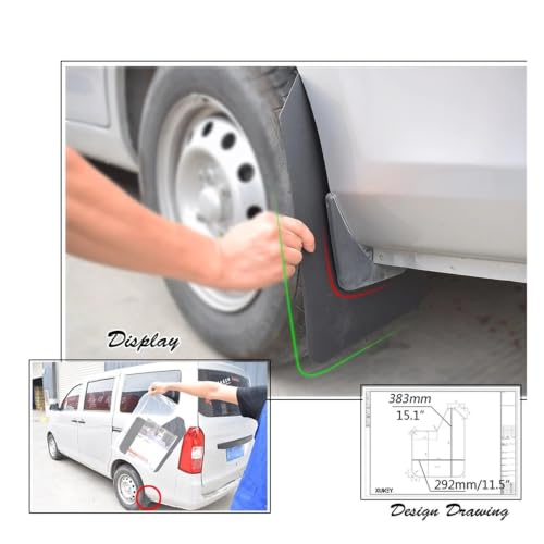 Garde-Boue universels durables kit avant et arrière premium - 4