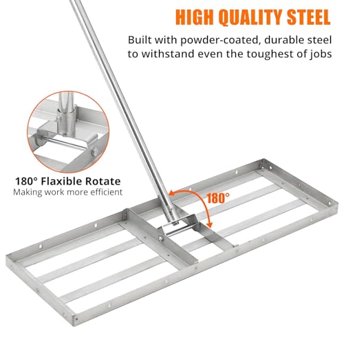 Rastrillo Nivelador de Césped 48"×10" Acero Inoxidable miniatura 5