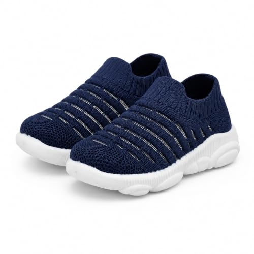 Image of Infant Shoes for Baby Boys & Girls | Musical Sound Walking Shoes | First Walker Shoes for Toddlers | Lightweight Breathable Knit Sneakers | Soft Sole Comfortable Slip On Shoes for Newborns, Babies & Kids
