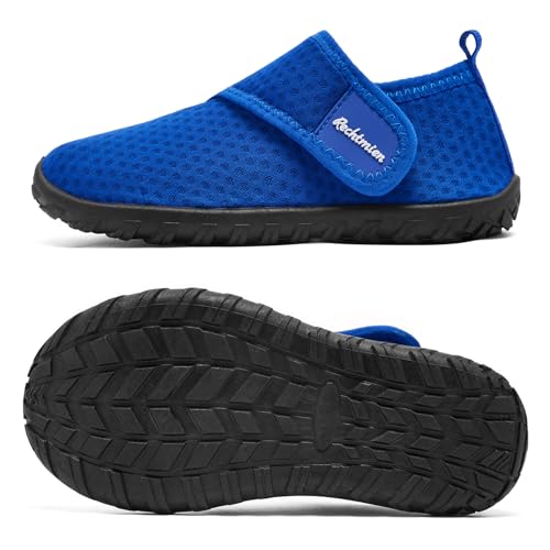 Toddler Boys' Girls' Water Shoes: Quick Dry, Non-Slip, Aqua Shoes - Blue, Medium2
