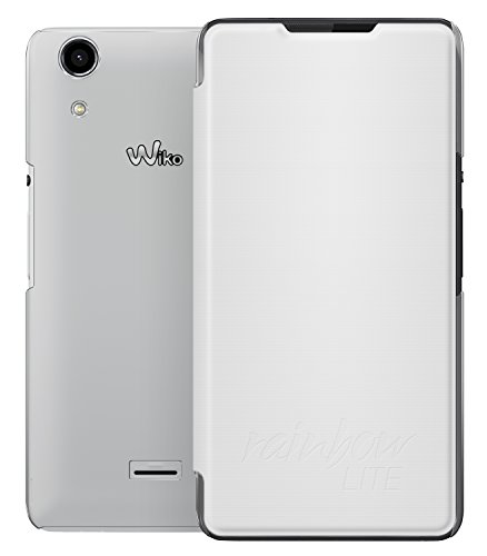 Wiko Etui Folio Rainbow Lite Blanc