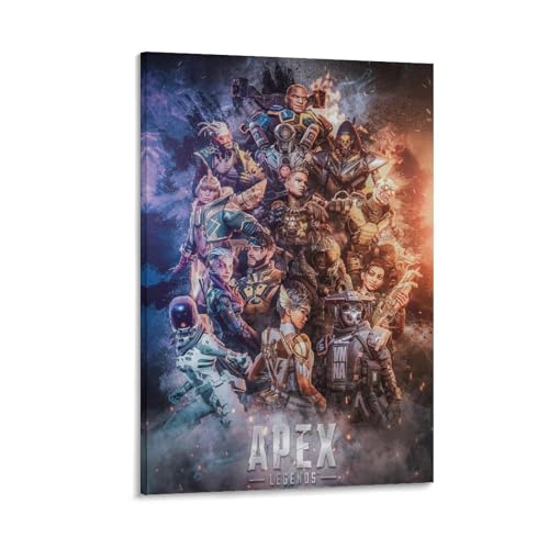 Apex Legends �Q�[���|�X�^�[ �G�� �C���e���A �A�[�g�|�X�^�[ �|�X�^�[ ���� �G �L�����o�X �ǃA�[�g ���r���O���[�� �Q�� ��� �A�[�g�p�l��24x36inch(60x90cm)
