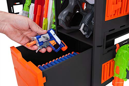 Nerf Elite Blaster Rack - Storage for up to Six Blasters, Including Shelving and Drawers Accessories, Orange and Black - Amazon Exclusive - Image 12
