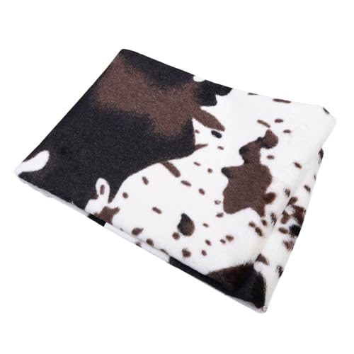 HOMOBABE Alfombra Antideslizante para Hogar Diseño Irregular de Piel de Vaca Sintética, Tejido Liso, Lavable a Máquina, Adecuado para Sala de Estar y Decoración Moderna