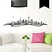 Produktbild WANDKINGS Wandtattoo Skyline Berlin mit Fluss 120 x 36 cm - Schwarz - 35 Farben zur Wahl