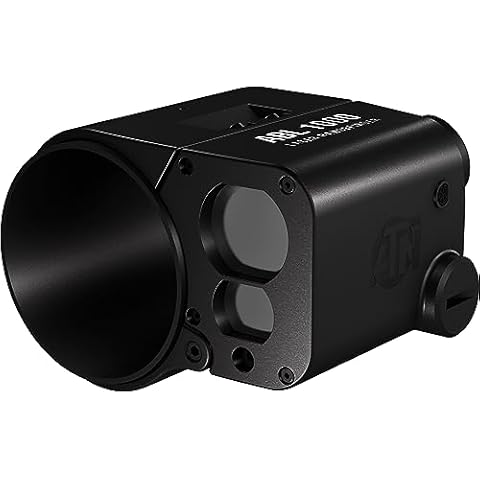 ATN Auxiliary Ballistic Smart Laser Rangefinder w/Bluetooth, device works with Mil and MOA scopes using ATN Ballistic Calculator App , Black, 1 Count Cover