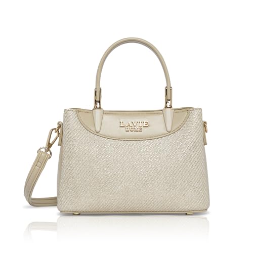 Image of Lavie Luxe Women's Glam Bella 3 Comparment Tote Handbag | Tote Bag For Work | Ladies Purse | Stylish Shoulder Bag | Gift For Women