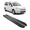 OMAC Alu Seitenschweller Trittbretter kompatibel mit Citroen Berlingo L1 2008-2018 Schwarz 2X OMAC Alu Seitenschweller Trittbretter kompatibel mit Citroen Berlingo L1 2008-2018 Schwarz 2X
