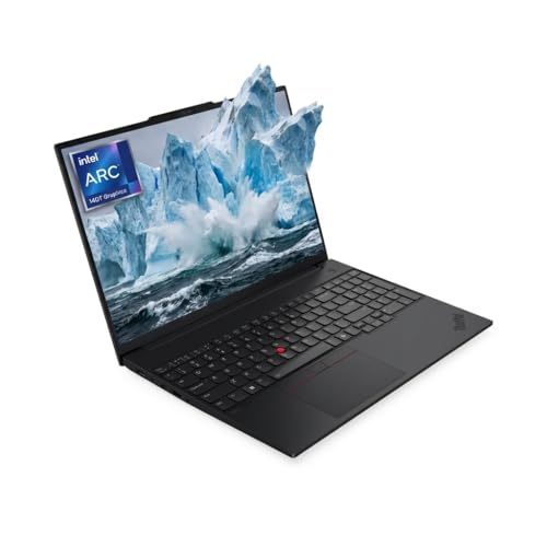 Image of Lenovo ThinkPad E16 Gen 3 16 inch WUXGA 1920x1200 IPS Laptop 16-Core Intel Ultra 7 255H 48GB DDR5 4TB SSD Intel Arc 140T Graphics Shared Thunderbolt 4 Wi-Fi 6E 720p HD Camera Win11 Pro w /ONT 32GB USB