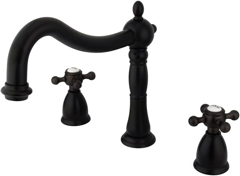 Kingston Brass KS1345BX Metropolitan Roman Tub Faucet, Oil Rubbed Bronze, 10.94 x 8.56 x 9