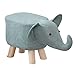 MUMUJIN Tabouret De Table à Café Tabouret De Chaussure en Forme D'éléphant Tabouret à Bas Tabouret Sofa Porche 60x23x30cm(Color:C)
