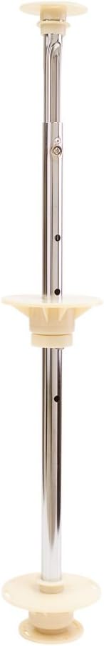 Lazy Susan Pole for 2 Round Shelves