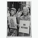 Feminist Canvas Wall Art Activist Art Poster Womens March Art Prints Protest Activities Female Egalitarian Aesthetic Posters for Womens Day and Mothers Day Present 8x12inch Unframed