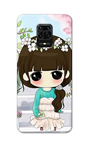Image of PRINTFIDAA Cartoon Girl Printed Designer Hard Back Case Cover for Xiaomi Redmi Note 9 Pro /Redmi Note 9 Pro Max /Poco M2 Pro (6.67 inch) -(SF) MVN1009