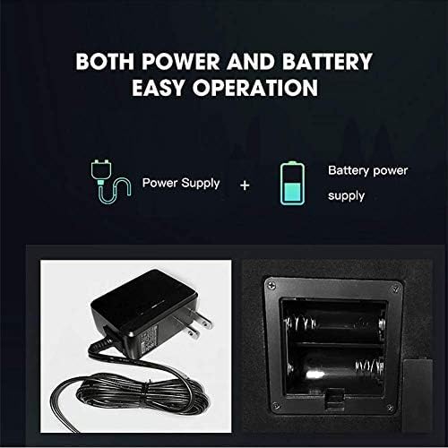 FENOKD Mechanical Watch Shaker Automatic Watch Winder 2+3 Wood Shell Piano Paint Exterior with Display Window AC Adapter and Battery Powered Silent Motor