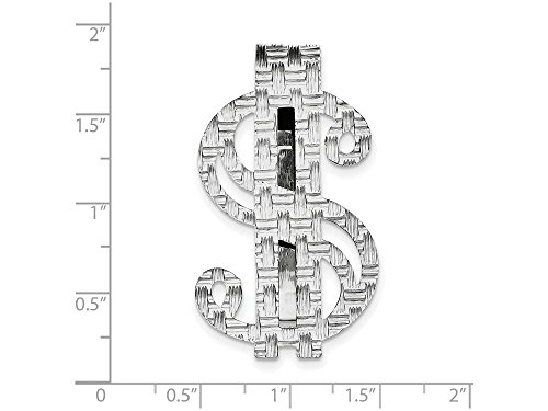 FJC Finejewelers Sterling Silver Dollar Sign Money Clip