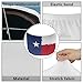 Mumeson Texas Flag Car Hood Cover Stretch Protector Elastic Polyester Fabrics Oversized Car Hood Cover for for Most Automotive Sedans SUV and Pickup Trucks