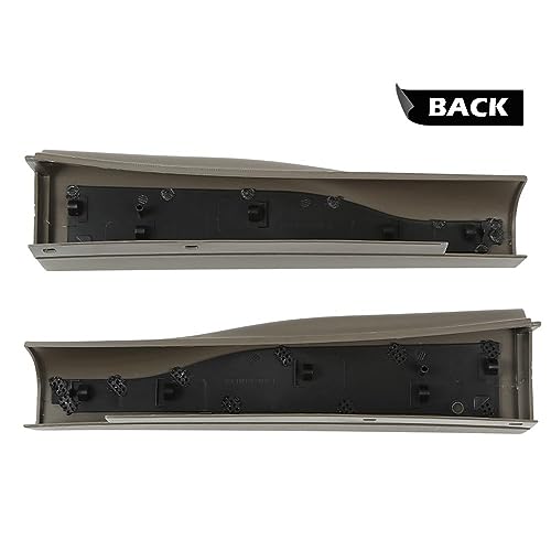 Image of G-PLUS Flex Step Tailgate Molding Trim Cap Compatible with 2010-2016 Ford F250 F350 F450 F550 Super Duty 8C3Z9941018AA & 8C3Z9941019AA (Tan) | 8C3Z9941018AA & 8C3Z9941019AA (Tan)