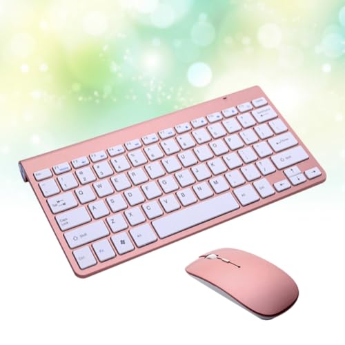 Teclado pequeño inalámbrico 2.4G de diseño elegante y ligero para computadora y teléfono 3
