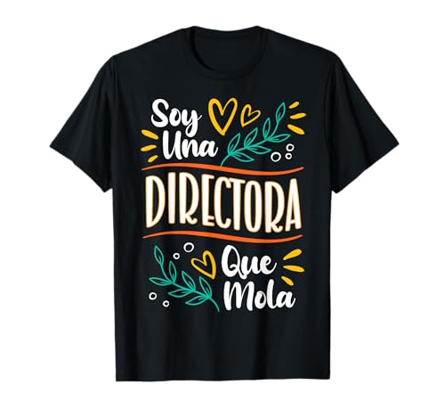 Uma diretora que ama mulher presente para diretor de colégio t-shirt, Preto, S