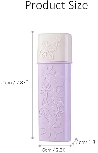 Miniatura 2 de 2 fundas de plástico portátil para cepillos de dientes, fundas de pasta de dientes, uso de viaje, impermeable, para lavar gárgaras, portavasos,