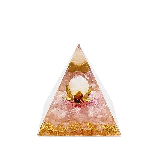 Eccellente tattilità: la superficie decorativa della piramide è bella e liscia. È molto piacevole al tatto e può dare alle persone un senso di comfort e tranquillità. Dimensioni: circa 60 mm x 60 mm x 60 mm. circa 6 x 6 x 6 cm.
