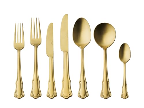 Casa Domani Castello Cutlery Set 56 Piece Champagne Gift Boxed