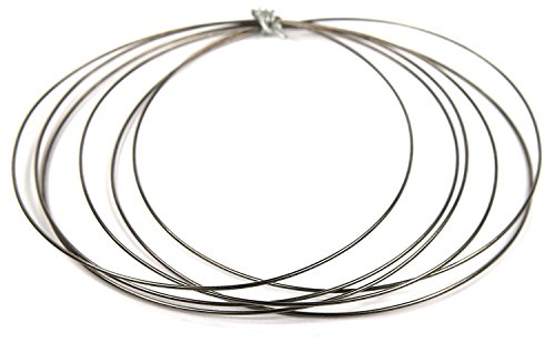 Niobium Wire, 20 Gauge AWG (20ga/.031 inch/.8mm Diameter), 5 Feet (60 Inches/1.524 Meters Minimum) Coil (Natural - Unanodized) Unannealed
