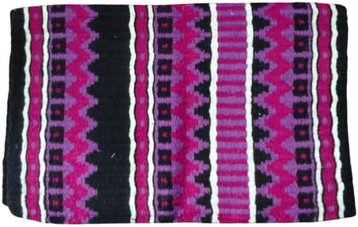 HUMAYL Saddlery New Zealand Show Horse Saddle Blanket Saddle Pad/Blanket for Horses Western Design Handmade Wool Saddle Blanket Top Wool Saddle Pad Regular Size : 34" L x 36" W x 1" inches, SHOW30