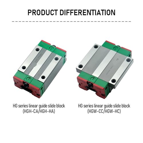 Guide linéaire HGH15CA pour rail d'autoguidage de machine CNC