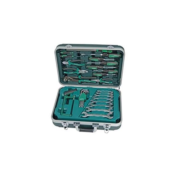 Brüder Mannesmann Werkzeuge Mannesmann 108-teiliger Werkzeugkoffer, M29089, Dunkelgrün, (L x B x H) 465 x 355 x 165 mm – Bild 4