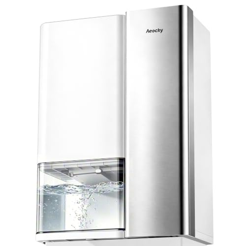 AEOCKY Small Dehumidifier with Drain Hose,64oz Water Tank,Next-Gen Thermoelectric Tech, for Small Space (Not for Basements),for Home,Bedroom,Bathroom,Closet,RV,24H Timer,Intelligent Humidistat,Quiet