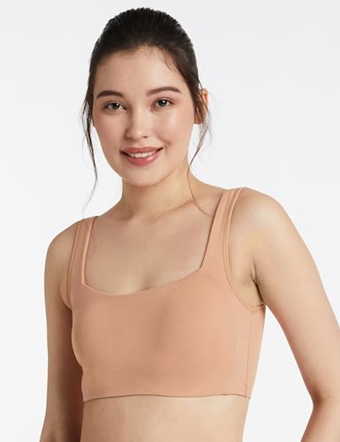 Image of Amazon Brand - Symbol Women's Cotton Stretch Non Padded Wire Free Full Coverage Slip On Bra
