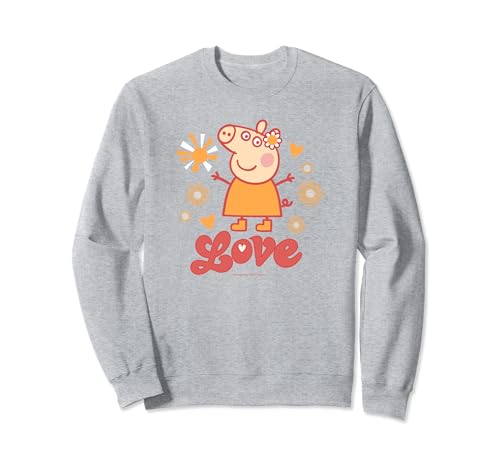 Sweat Peppa Pig Love idéal pour vos moments de détente et week-ends