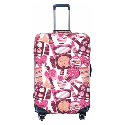 Cute Girl Print Luggage Cover For Suitcase,Washable Elastic Travel Suitcase Protector With Zipper Closure And Bottom Buckle – Fits 18-32