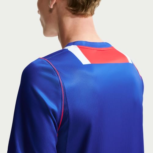 Nike PSG Dri-FIT Short-Sleeve Stadium Home Jersey pour Homme Old Royal/White/Univ M – vue 6