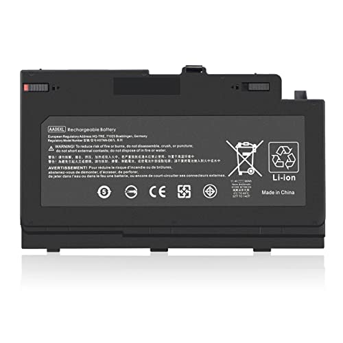 ANTIEE AA06XL Laptop Battery for HP ZBook 17 G4 G4-2ZC18ES G4-1RR26ES G4-Y6K23EA Z3R03AA Z3R03UT Series HSTNN-DB7L AA06096XL 852711-850 852527-241 852527-242 852527-222 852527-221 AA06096XL-PR 96Wh