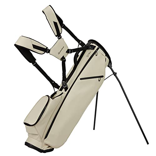New 2023 Taylormade Flextech Premium Carry Ivory 3 Way Stand/Carry Golf Bag #TOP16